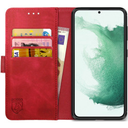 Rosso Element PU Θήκη Πορτοφόλι Samsung Galaxy S22 Plus 5G - Red (8719246343148)