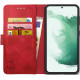 Rosso Element PU Θήκη Πορτοφόλι Samsung Galaxy S22 Plus 5G - Red (8719246343148)