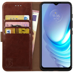 Rosso Element PU Θήκη Πορτοφόλι Motorola Moto G50 4G - Brown (8719246342318)
