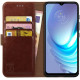 Rosso Element PU Θήκη Πορτοφόλι Motorola Moto G50 4G - Brown (8719246342318)