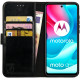 Rosso Element PU Θήκη Πορτοφόλι Motorola Moto G60S - Black (8719246339707)