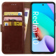 Rosso Element PU Θήκη Πορτοφόλι Xiaomi Redmi 10 - Brown (8719246342394)
