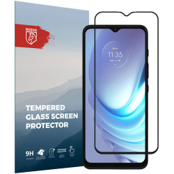 Rosso Tempered Glass - FullFace Αντιχαρακτικό Προστατευτικό Γυαλί Οθόνης Motorola Moto G50 5G / G50 4G - Black (8719246342424)