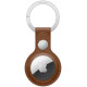 Rosso Element PU Θήκη / Μπρελόκ Apple AirTag 2 / 1 - Brown (8719246317675)