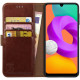 Rosso Element PU Θήκη Πορτοφόλι Samsung Galaxy M22 / A22 4G - Brown (8719246339691)