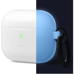 Elago Hang Case - Θήκη Σιλικόνης για AirPods 3rd Gen - Nightglow Blue (EAP3HG-HANG-LUBL)