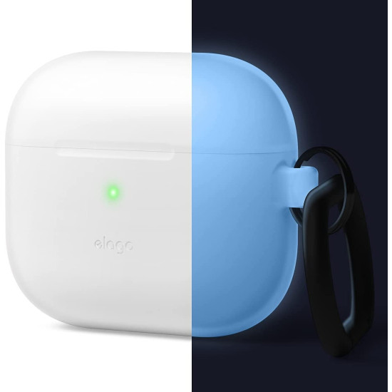 Elago Hang Case - Θήκη Σιλικόνης για AirPods 3rd Gen - Nightglow Blue (EAP3HG-HANG-LUBL)