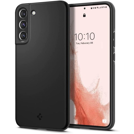 Spigen Θήκη Thin Fit - Samsung Galaxy S22 5G - Black (ACS03983)
