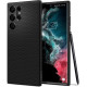 Spigen Θήκη Σιλικόνης Liquid Air - Samsung Galaxy S22 Ultra 5G - Matte Black (ACS03915)