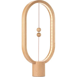 Allocacoc Heng Balance Lamp Ellipse - Διακοσμητικό Φωτιστικό με Μαγνητικό Διακόπτη - Light Wood - 2 Έτη Εγγύηση (DH0037/HBLEUB)