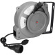 Navaris Wall Mountable Self Retracting Cable Reel - Επιτοίχια Μπαλαντέζα με Αυτόματη Επαναφορά με 1 x Υποδοχή Schuko - 13+2m - IP44 - Grey (47376.16)