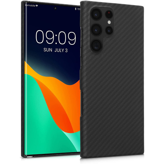 Kalibri Aramid Fiber Body - Σκληρή Θήκη Samsung Galaxy S22 Ultra 5G - Black Matte (57634.47)