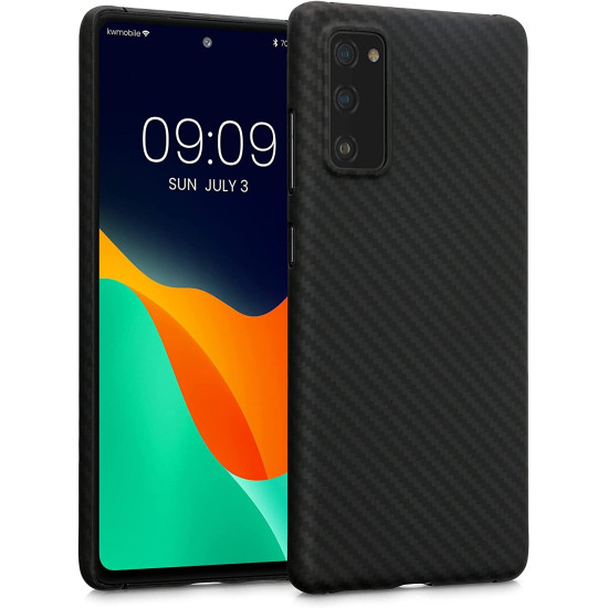 Kalibri Aramid Fiber Body - Σκληρή Θήκη Samsung Galaxy S20 FE - Black Matte (57637.47)