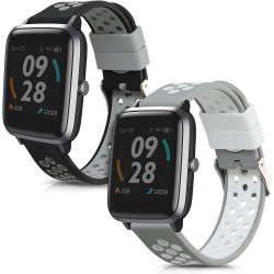 KW Λουράκι Σιλικόνης Willful Fitnesstracker / Smartwatch - Black / Grey / Grey / White (56228.02)