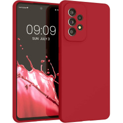 KWmobile Soft Flexible Rubber Cover - Θήκη Σιλικόνης Samsung Galaxy A53 5G - Sweet Cherry (57835.229)