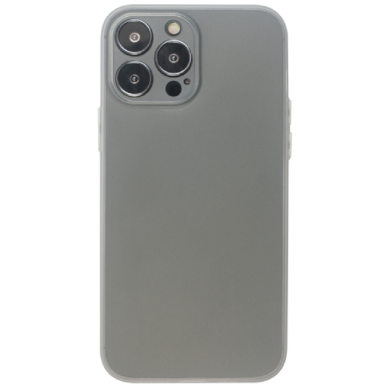 Vivid Θήκη Σιλικόνης Slim Apple iPhone 13 Pro Max - Transparent / White (VISLIM198WT)