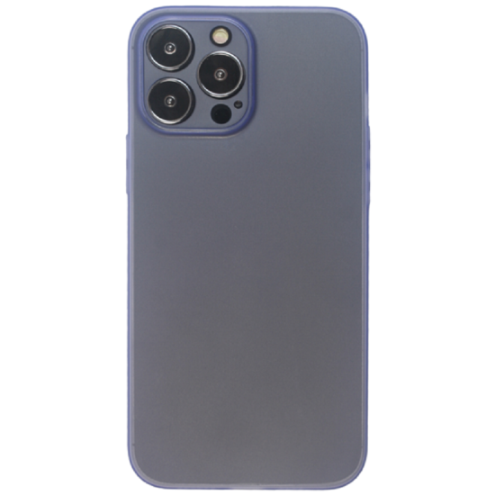 Vivid Θήκη Σιλικόνης Slim Apple iPhone 13 Pro Max - Transparent / Purple (VISLIM198PUR)