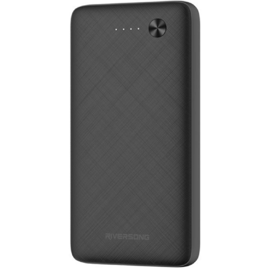 Riversong Horizon 20 Powerbank Φορητή Μπαταρία Φόρτισης - 2 x USB-A / 1 x Type-C / 1 x MicroUSB - 20000mAh - 2.4A - Black - 2 Έτη Εγγύηση (PB31B)