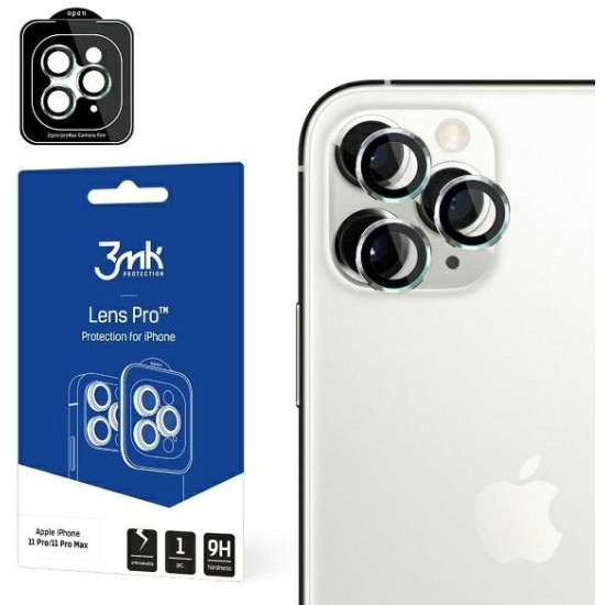 3MK Lens Protection Pro - Αντιχαρακτικό Προστατευτικό Γυαλί για Φακό Κάμερας Apple iPhone 11 Pro / 11 Pro Max (5903108452304)