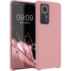 KWmobile Soft Flexible Rubber Cover - Θήκη Σιλικόνης Xiaomi 12 Pro 5G - Rose Tan (57937.193)