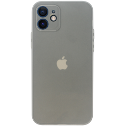 Vivid Θήκη Σιλικόνης Slim Apple iPhone 12 -Transparent / White (VISLIM139WT)