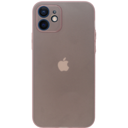 Vivid Θήκη Σιλικόνης Slim Apple iPhone 12 - Transparent / Pink (VISLIM139PK)