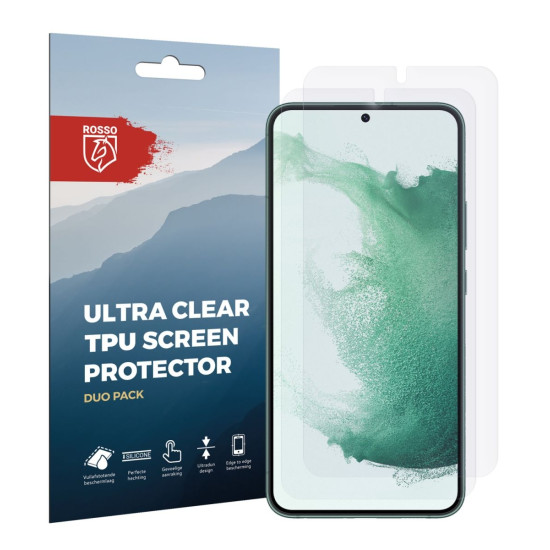 Rosso Ultra Clear Screen Protector - Μεμβράνη Προστασίας Οθόνης - Samsung Galaxy S22 Plus 5G  - 2 Τεμάχια (8719246344657)