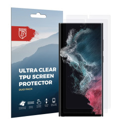 Rosso Ultra Clear Screen Protector - Μεμβράνη Προστασίας Οθόνης - Samsung Galaxy S22 Ultra 5G  - 2 Τεμάχια (8719246344664)