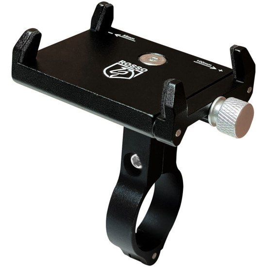 Rosso Universal Bike Mount - Universal Μεταλλική Ρυθμιζόμενη Βάση Στήριξης Ποδηλάτου / Μηχανής για Smartphone / Κινητά - Black - 2 Έτη Εγγύηση (8719246325182)