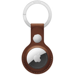 Rosso Deluxe Δερμάτινη Θήκη / Μπρελόκ Apple AirTag 2 / 1 - Brown (8719246317651)