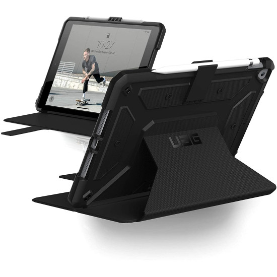 UAG Ανθεκτική Θήκη Metropolis Apple iPad 10.2" 2021 / 2020 / 2019 με Apple Pencil Slot - Black (121916114040)