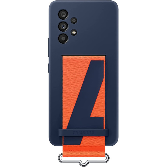 Official Samsung Θήκη Σιλικόνης Strap Cover - Samsung Galaxy A53 5G - Navy (EF-GA536TNEGWW)