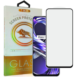 T-Max Premium 3D Tempered Glass Full Glue Fluid Despensing - Αντιχαρακτικό Γυαλί Οθόνης Realme 8i - Black (5206015067587)
