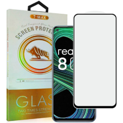 T-Max Premium 3D Tempered Glass Full Glue Fluid Despensing - Αντιχαρακτικό Γυαλί Οθόνης Realme 8 5G - Black (5206015067570)
