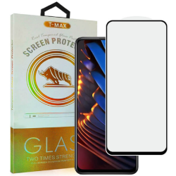 T-Max Premium 3D Tempered Glass Full Glue Fluid Despensing - Αντιχαρακτικό Γυαλί Οθόνης Xiaomi Poco X3 GT - Black (5206015067655)