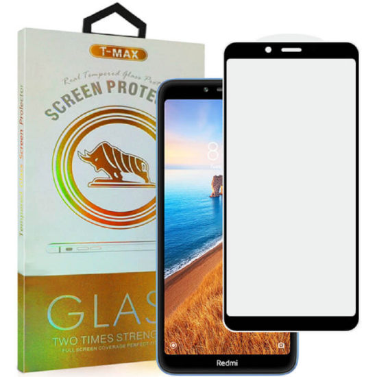 T-Max Premium 3D Tempered Glass Full Glue Fluid Despensing - Αντιχαρακτικό Γυαλί Οθόνης Xiaomi Redmi 7A - Black (5206015066726)