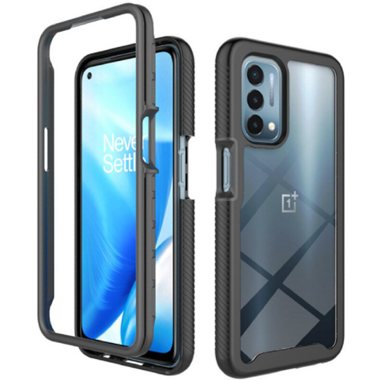 Vivid Defence 360 Pro Ανθεκτική Θήκη με Screen Protector - OnePlus Nord N200 5G - Black (UNDEFENCEONEPLUSN200BK)