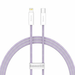 Baseus Dynamic Καλώδιο Φόρτισης και Μεταφοράς Δεδομένων Type-C σε Lightning - 100cm - 20W - Purple (CALD000005)