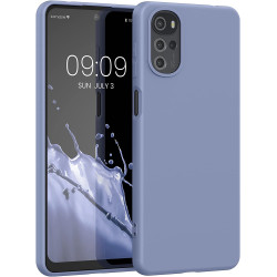 KWmobile Θήκη Σιλικόνης Motorola Moto G22 - Lavender Grey (58208.130)