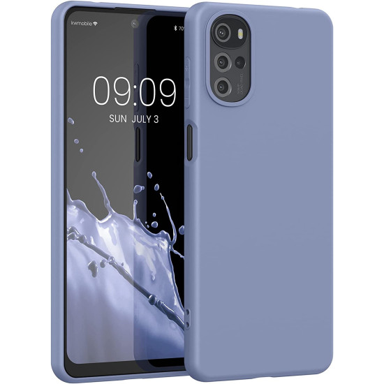 KWmobile Θήκη Σιλικόνης Motorola Moto G22 - Lavender Grey (58208.130)