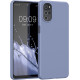 KWmobile Θήκη Σιλικόνης Motorola Moto G22 - Lavender Grey (58208.130)