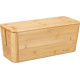Navaris Bamboo Cable Box - Κουτί Οργάνωσης Καλωδίων από Μπαμπού με Καπάκι - 39.4 x 16 x 16cm - Brown (58225.24)
