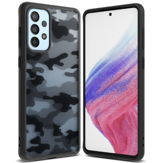 Ringke Fusion Σκληρή Θήκη με TPU Bumper - Samsung Galaxy A53 5G - Matte Camo Black (8809848205286)