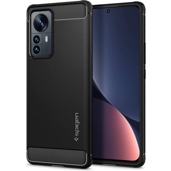 Spigen Θήκη Rugged Armor Xiaomi 12 Pro 5G - Matte Black (ACS04361)