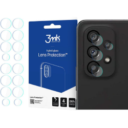 3MK Hybrid Glass Camera Protector - Αντιχαρακτικό Υβριδικό Προστατευτικό Γυαλί για Φακό Κάμερας Samsung Galaxy A53 5G - 4 Τεμάχια (5903108460422)