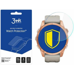 3MK Premium Flexible Glass - Αντιχαρακτικό Υβριδικό Προστατευτικό Γυαλί - Garmin Fenix 7S - 0.2mm - 3 Τεμάχια (5903108459365)