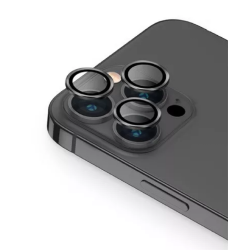 Uniq Optix Lens Protector - Αντιχαρακτικό Γυαλί Προστασίας για Φακό Κάμερας - Apple iPhone 13 Pro / 13 Pro Max - Graphite (UNIQ-IP13P-13PM-LENSGRP)