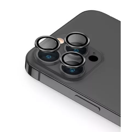 Uniq Optix Lens Protector - Αντιχαρακτικό Γυαλί Προστασίας για Φακό Κάμερας - Apple iPhone 13 Pro / 13 Pro Max - Graphite (UNIQ-IP13P-13PM-LENSGRP)
