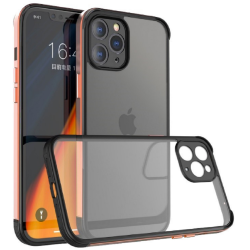 Bodycell Aluminium Bumper - Διάφανη Σκληρή Θήκη με Bumper Αλουμινίου - Apple iPhone 11 Pro Max - Gold (5206015056468)