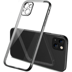 Bodycell HD Διάφανη Θήκη Σιλικόνης Apple iPhone 13 mini - Black (5206015067259)